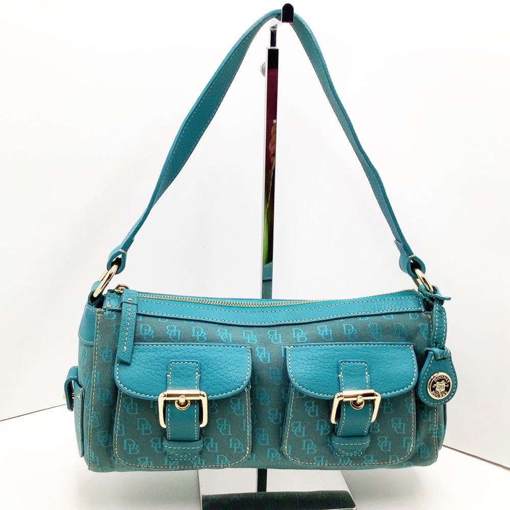 🆕{Dooney&Bourke} Signature Canvas and Leather Bag - Picture 10 of 16